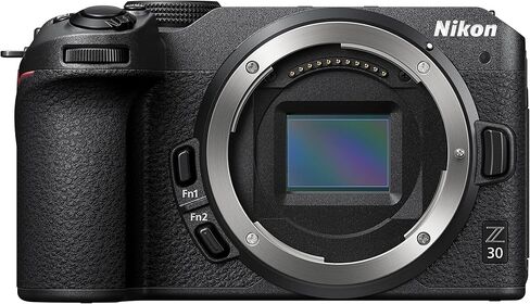 Nikon Z 30 Mirrorless Camera 4K DX Body with NIKKOR 12-28mm F3.5-5.6 PZ VR Lens 1781 Bundle Including Deco Gear Photography Bag + Microphone + Monopod + 64GB Card + Software Kit and Accessories in Saudi Arabia