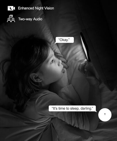 GALAYOU Indoor Cameras for Home Security/Baby Monitoring in 2K, G2 2Pack | Pet/Nanny Camera/Baby Monitor with Night Vision, Siren, 24/7 TF Card Storage, PTZ, Two-Way Talk, Wired Plug, 2.4Ghz Wi-Fi in Saudi Arabia