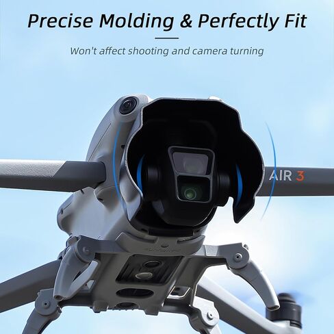 غطاء واقٍ لغطاء العدسة لـ DJI AIR 3، ملحقات الطائرة بدون طيار، غطاء عدسة Gimbal، واقي كاميرا ظل الشمس in Kuwait