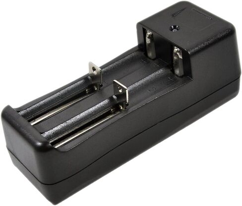 Battery Charger AC Wall Dual Universal for 3.6/3.7v li-ion 18650 18500 16340 14500 18350 10440 14280 Simplified Version s1a in Saudi Arabia