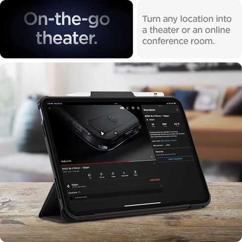 Spigen Rugged Armor Pro مصمم لجهاز iPad 10.9 بوصة، حافظة iPad الجيل العاشر (2022) - أسود in Kuwait