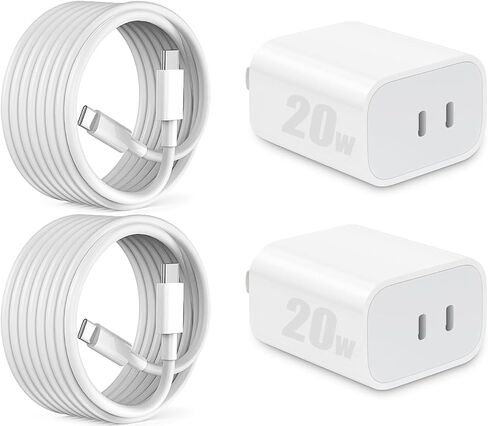 i Phone 15 Charger Fast Charging,Dual Port 20W USB C PD 3.0 Fast Charger with 6FT USB C to USB C Cable Cord for iPhone 15 Pro Max /15Pro/15 Plus/15, Pad Pro/Air/Mini 6 and more in Saudi Arabia