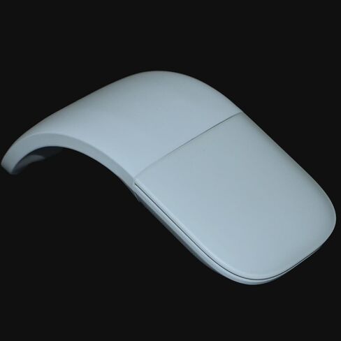 PCTC Arc Touch Mouse، ينطبق على Microsoft Surface Arc Mouse FHD-00001 ماوس محمول قابل للطي ماوس صامت قابل للطي للكمبيوتر المحمول Mac OS Laptop Notebook (أزرق شاحب) in Saudi Arabia