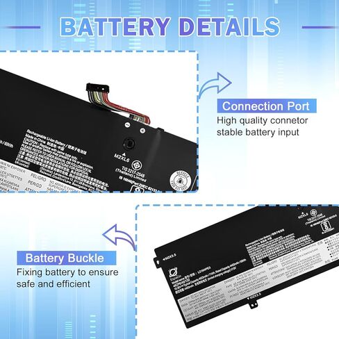 Espacio L21M4PE3 استبدال بطارية الكمبيوتر المحمول Lenovo IdeaPad Yoga 7 14IAL7 14ARB7 16IAP7 82QG Series Notebook SB11F38368 5B11F38367 L21L4PE0 SB11F38382 L21B4PE2 SB11F38373 5B11F38379 71Wh 4623mAh in Kuwait