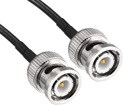 uxcell BNC Male to Male Coaxial Jumper Cable 50 Ohm 1.64 Feet RG174 in Kuwait