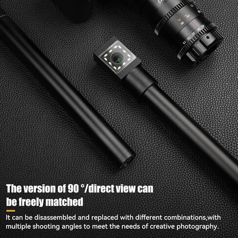 AstrHori 28mm F13 Upgrade Direct-View & 90° Periprobe Lens 2X Manual Macro Lens with 360° Rotating Base for Sony E Mount Series Mirrorless Cameras A7,A7R,A7S,A9,A6000,A6300,A6500,A6600.etc in Saudi Arabia