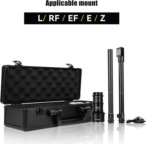 AstrHori 28mm F13 Upgrade Direct-View & 90° Periprobe Lens 2X Manual Macro Lens with 360° Rotating Base for Sony E Mount Series Mirrorless Cameras A7,A7R,A7S,A9,A6000,A6300,A6500,A6600.etc in Saudi Arabia