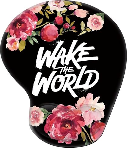Ergonomic Mouse Pad with Wrist Rest Support, Mousepad with Comfortable Gel Wrist and Non-Slip PU Base in Saudi Arabia