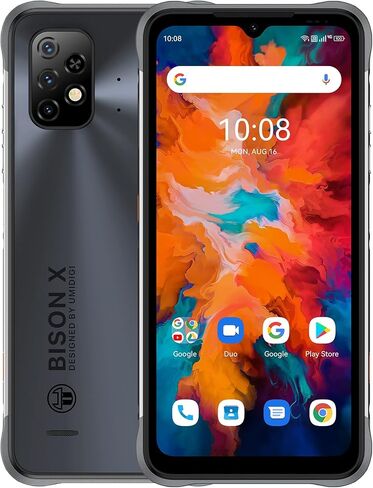 هواتف ذكية UMIDIGI متينة غير مقفلة، Bison X10 4G+128GB IP68/IP69K هاتف مقاوم للماء ومضاد للصدمات Helio P60 Android 11 كاميرا 20 ميجابكسل 6.53 بوصة FHD+ 6150 مللي أمبير في الساعة شحن سريع NFC هاتف ذكي متين in Kuwait