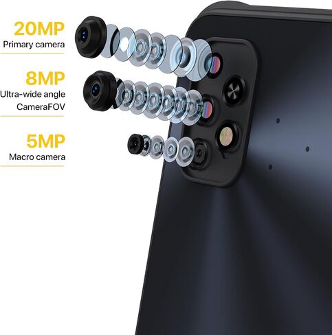 هواتف ذكية UMIDIGI متينة غير مقفلة، Bison X10 4G+128GB IP68/IP69K هاتف مقاوم للماء ومضاد للصدمات Helio P60 Android 11 كاميرا 20 ميجابكسل 6.53 بوصة FHD+ 6150 مللي أمبير في الساعة شحن سريع NFC هاتف ذكي متين in Kuwait