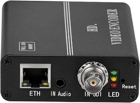 HAS-101 MPEG4 HD 1080P 1080i 60 Fps H.264 SDI Video Encoder SDI to H.264 RTMP RTSP UDP HTTP M3U8 Multicast SRT Encoder IPTV Transmitter Hardware for Facebook YouTube Twitch RTMP RTMPS Live in Saudi Arabia
