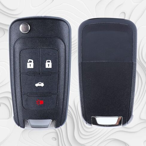 1 Pack Car Key Fob Keyless Entry Remote Flip fits 2010-2017 Chevy Equinox, Sonic Malibu Camaro Cruze 2010-2016 Buick Lacrosse Regal Verano (OHT01060512) in Saudi Arabia