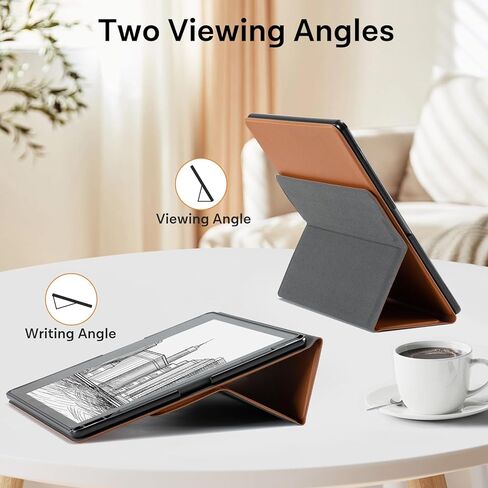 CoBak Stand Case for Kindle Scribe - Premium Folio Leather Cover with Pen Holder, Auto Sleep/Wake, and Stand Feature - Compatible with 10.2 Inch Kindle Scribe (2022 Release) in Saudi Arabia