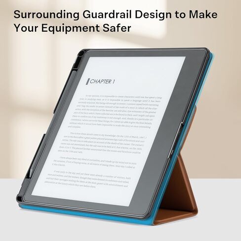 CoBak Stand Case for Kindle Scribe - Premium Folio Leather Cover with Pen Holder, Auto Sleep/Wake, and Stand Feature - Compatible with 10.2 Inch Kindle Scribe (2022 Release) in Saudi Arabia