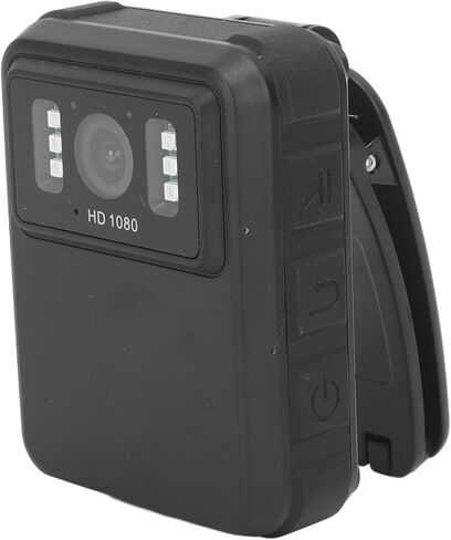 كاميرا حقيبة ظهر للكاميرا فائقة الدقة 2K، مقاومة للماء بزاوية واسعة وكبيرة، كاميرا بمشبك خلفي، كاميرا متعددة الوظائف للتسجيل الرياضي (أسود) in Kuwait