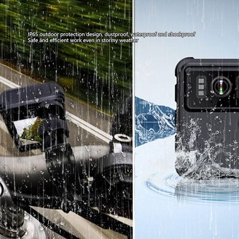 كاميرا حقيبة ظهر للكاميرا فائقة الدقة 2K، مقاومة للماء بزاوية واسعة وكبيرة، كاميرا بمشبك خلفي، كاميرا متعددة الوظائف للتسجيل الرياضي (أسود) in Kuwait