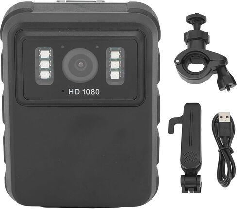 كاميرا حقيبة ظهر للكاميرا فائقة الدقة 2K، مقاومة للماء بزاوية واسعة وكبيرة، كاميرا بمشبك خلفي، كاميرا متعددة الوظائف للتسجيل الرياضي (أسود) in Kuwait