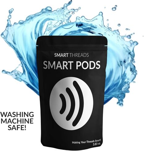Smart POD - Wear Your Digital Dot Business Card | Website Link | Google Review Link | TAP N' Share NFC - iPhone & Android (Black, 5 Pack) in Saudi Arabia