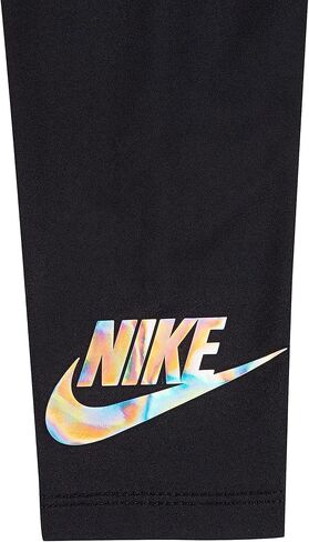 Nike Baby Girl's Sportswear Fleece Leggings Set (Toddler) Black 3 Toddler in Saudi Arabia