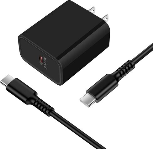 شاحن حائط Samsung A15 USB C، 25 وات PD شاحن سريع كتلة صندوق الطوب لهاتف Galaxy A55 A54 5G، A14، S24، S23، A53، A24، A13، A12، A03S، S22 Ultra، S22، S21 FE 5G، S20، S10، Pixel كابل 8A 8 7A 7 6 Pro & 6ft نوع C in Kuwait