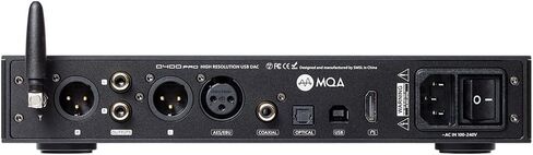 S.M.S.L D400 PRO عالية الدقة USB DAC AK449EX+AK4191EQ رقائق MQA XMOS XU-316 DSD512 PCM 32 بت/768 كيلو هرتز USB/بصري/محوري/I2S/بلوتوث/AES مدخل مع جهاز تحكم عن بعد (أسود) in Kuwait