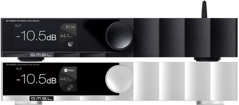 S.M.S.L D400 PRO عالية الدقة USB DAC AK449EX+AK4191EQ رقائق MQA XMOS XU-316 DSD512 PCM 32 بت/768 كيلو هرتز USB/بصري/محوري/I2S/بلوتوث/AES مدخل مع جهاز تحكم عن بعد (أسود) in Kuwait