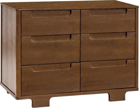 Babyletto Yuzu 6-Drawer Dresser in Washed Natural, Greenguard Gold Certified in Saudi Arabia