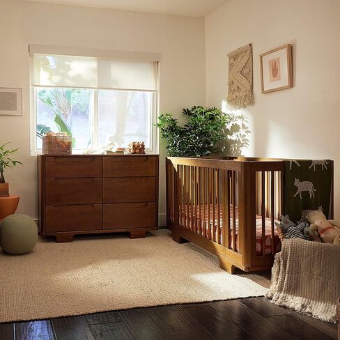 Babyletto Yuzu 6-Drawer Dresser in Washed Natural, Greenguard Gold Certified in Saudi Arabia