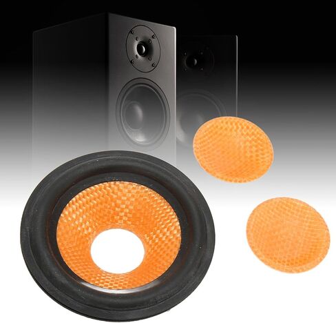 Paper Speaker Cone Subwoofer Cones,0.8 Inches Inner Diameter with Rubber Surround,Speaker Cone Drum Paper for 3 Inches Speaker in Saudi Arabia