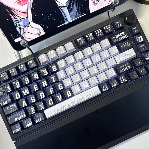 Raving Theme 157 Key PBT Keycaps Cherry Custom Keycap Set for 61/87/104/108 Cherry MX Switch Mechanical Keyboards in Saudi Arabia