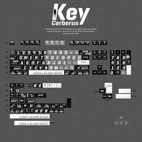 Raving Theme 157 Key PBT Keycaps Cherry Custom Keycap Set for 61/87/104/108 Cherry MX Switch Mechanical Keyboards in Saudi Arabia
