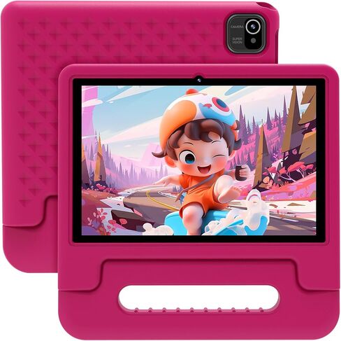 Kids Tablets Android 13 10.1" Tablet for Kids HD Screen, Parental Controls, 5000mAh Battery, WiFi, Bluetooth,2+32GB+128GB Expansion with TF Card, Gifts for Childrens(Pale Pink) in Saudi Arabia