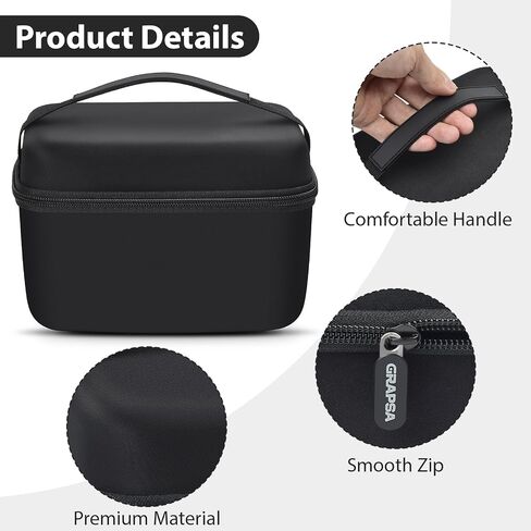 Mini Projector Case Compatible with Magcubic for Alwtniet for Limimart for Aubor for HIPPUS Portable Projector 4K 1080P Support, Storage Holder Organizer for Smart Projector, Accessories (Box Only) in Saudi Arabia