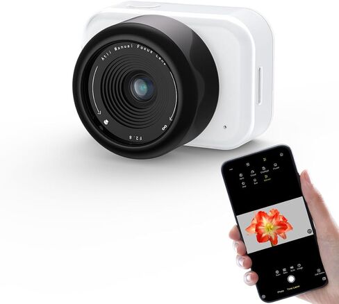 ATLI T100 Lite Time Lapse Camera 1080P HDR Professional WiFi APP Control Manual Focus Timelapse Video Camera for Plants Indoor Construction (Black&White) in Saudi Arabia