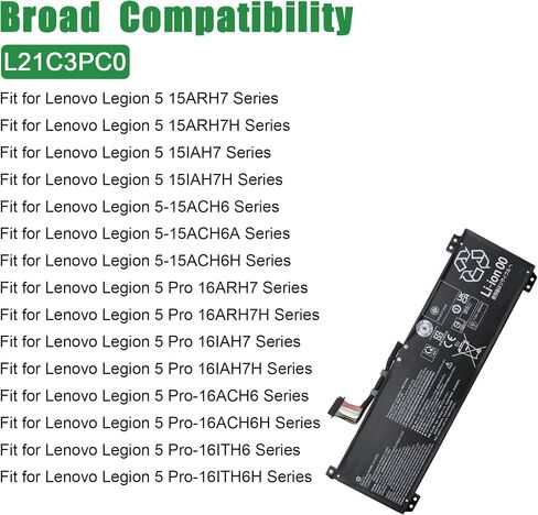 L21C3PC0 SB11F36369 5B11F36372 استبدال بطارية الكمبيوتر المحمول لينوفو الفيلق 5 15IAH7 15IAH7H الفيلق 5 برو 16IAH7 16IAH7H سلسلة L21D3PC0 SB11F36367 5B11F36370 L21M3PC0 SB11F36375 11.52V 4 5 وات in Saudi Arabia