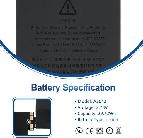 A2042 استبدال بطارية الجهاز اللوحي الجديد لجهاز iPad Pro 11 2018 1st A1934 A1979 A1980 A2013 A2042/ EMC 3222 3221 LTE GSM WiFi سلسلة البطارية الخلوية مع مفكات 3.78 فولت 29.72 وات في الساعة 7869 مللي أمبير في الساعة in Saudi Arabia