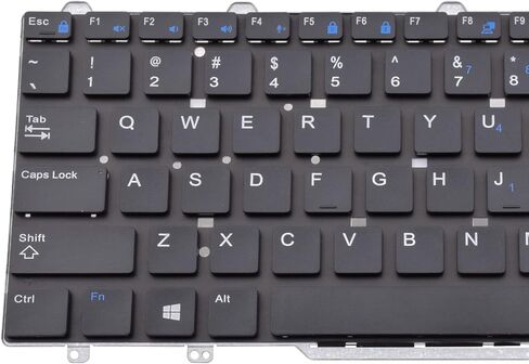 Replacement Keyboard Compatible with Dell Latitude 3340 3350 E3340 7350 E5450 E5470 E7450 E7470 13 7000 2-in-1 7350 Black US Layout Without Pointer No Backlight in Saudi Arabia
