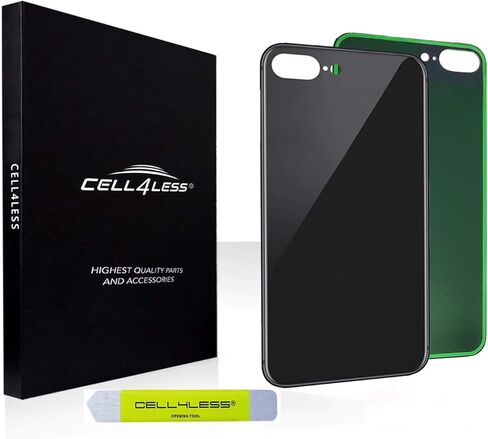 طقم استبدال الزجاج الخلفي لهاتف iPhone 8 Plus OEM استبدال باب البطارية مع أداة لاصقة وإزالة متوافقة مع Apple iPhone 8 Plus فقط بدون شعار (أحمر) in Kuwait