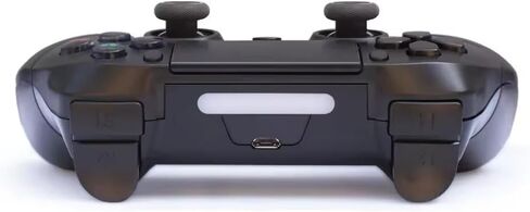 وحدة التحكم اللاسلكية Play+ BLK المتوافقة مع أجهزة PS4/Slim/Pro المزودة باهتزاز مزدوج/مستشعر حركة ذو 6 محاور/وظيفة الصوت. [ جديد ] in Kuwait