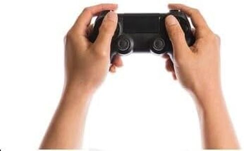 وحدة التحكم اللاسلكية Play+ BLK المتوافقة مع أجهزة PS4/Slim/Pro المزودة باهتزاز مزدوج/مستشعر حركة ذو 6 محاور/وظيفة الصوت. [ جديد ] in Kuwait