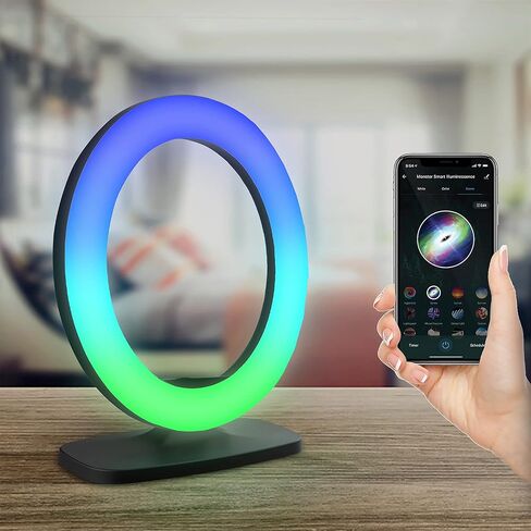 Monster Studio + مصباح حلقي ذكي ومجموعة تسجيل فيديو LED، يتضمن حامل ثلاثي الأرجل/حامل الهاتف بين الملحقات، إضاءة LED متعددة الألوان/بيضاء قابلة للتخصيص مع تطبيق قابل للتنزيل، وضع ساعة LED ملونة in Kuwait
