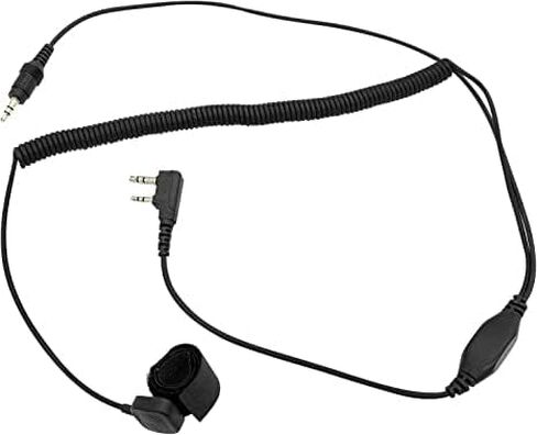 2 Pin Walkie Talkie Helmet Earpiece Kit Open Full Face Motorcycle Helmet Headset with Finger PTT Mic Push to Talk for Baofeng UV-5R UV-82 UV-82hp BF-888s ar-152 Kenwood Two Way Radio (Triangle) in Saudi Arabia