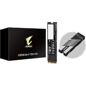 GIGABYTE AORUS Gen4 7300 SSD 2TB PCIe 4.0 NVMe M.2 Internal Solid State Hard Drive with Read Speed Up to 7300MB/s, Write Speed Up to 6850MB/s, AG4732TB