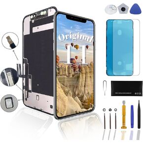 Original 6.1"OEM Pull Screen Replacement for iPhone11 A2111 A2221 A2223 Digitizer LCD Display with Assembly Full Repair Toolkit Tempered Glass Protector Waterproof