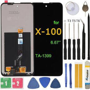 LCD Screen Replacement for Nokia X100 5G TA-1399 6.67'' Assembly LCD Display Touch Screen Digitizer with Repair Tools in Saudi Arabia