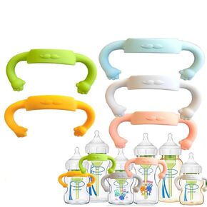 5 Pack Silicone Baby Feeding Bottle Handles Grips Compatible for All Dr. Brown's Wide Neck and Narrow Baby Bottles