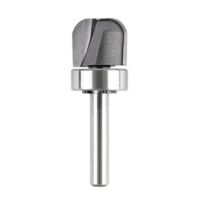 SpeTool 3/4 Inch Cutting Diameter Bowl and Tray Template Router Bit with Bearing, 1/4 Inch Shank Dish Carving CNC Router Bits for Woodworking Cutter Tool