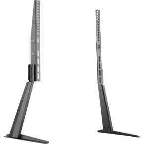 Mount-It! Tabletop TV Stand Base with Tilt Function, Universal TV Base Replacement with Height Adjustment, TV Legs Fits Most 32 to 70 inch Flat Screen TVs, VESA up to 800 by 400mm, 110 Lbs Capacity