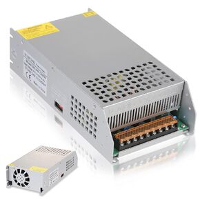 DC 24V 50A 1200W Power Supply Adapter 110V AC to DC 24V Converter Power Supply 50A 1200W Switch Transformer for Winch Car Jack LCD Monitor CCTV Security Camera Car Stereo and More 24V Device