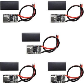 5PCS Type-C PD3.0 QC Trigger Board USB-C PD 9V 12V 15V 20V 5A Adjustable Voltage Fast Charge Power Trigger Module USB-C Female Input with QC Trigger Housing